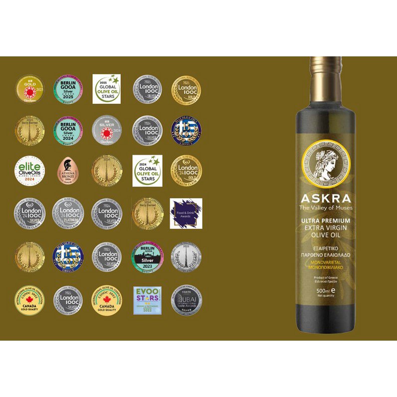 ASKRA Premium Monovarietal Extra Virgin Olive Oil