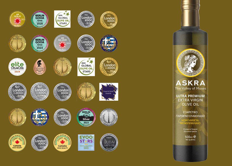 ASKRA Premium Monovarietal Extra Virgin Olive Oil