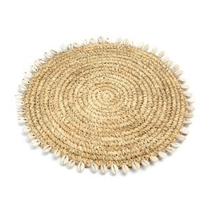 The Raffia Shell Placemat - Natural