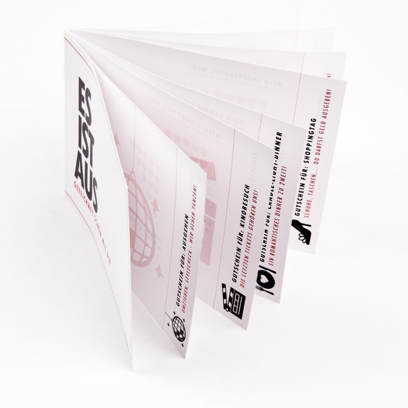 Libretto voucher "È finita" per DONNA con 6 voucher