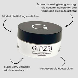 Black Hydrogel Eye Patches with Ginseng