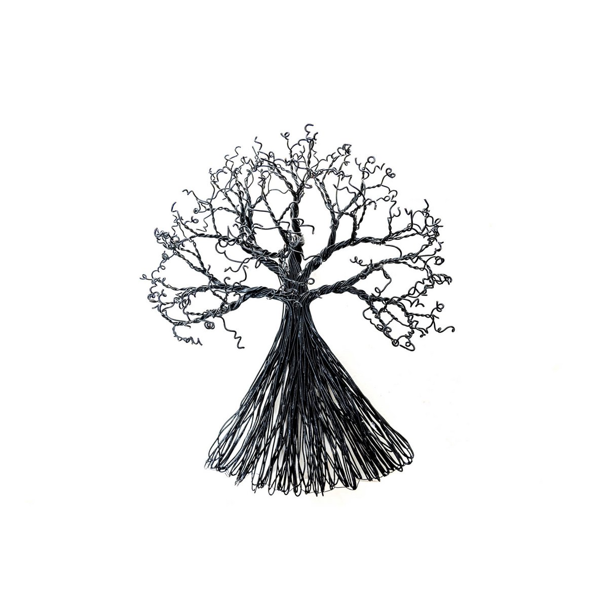 Zimba-Arts METALEN GROTE WAND 3D BAOBAB BEDRADE BOOM