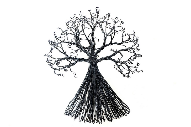 Zimba-Arts METALEN GROTE WAND 3D BAOBAB BEDRADE BOOM