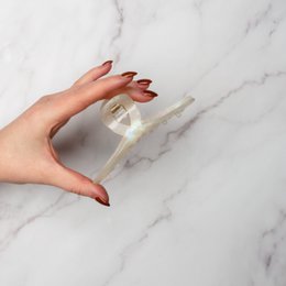 Twist Hair Claw Clip – Beige