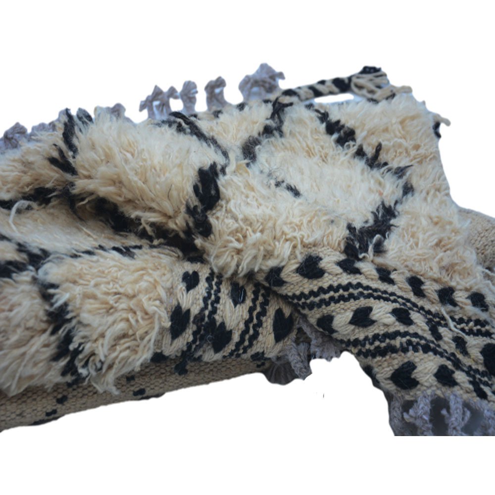Berber Clay Ash Fluffy HandKnotted Soft Rug