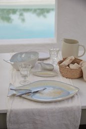 Servierschale Zeebrasem 43 cm Dori Perlmutter