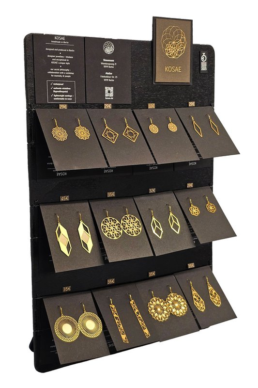 Boucles d'oreilles "Pendule Simple" | acier inoxydable