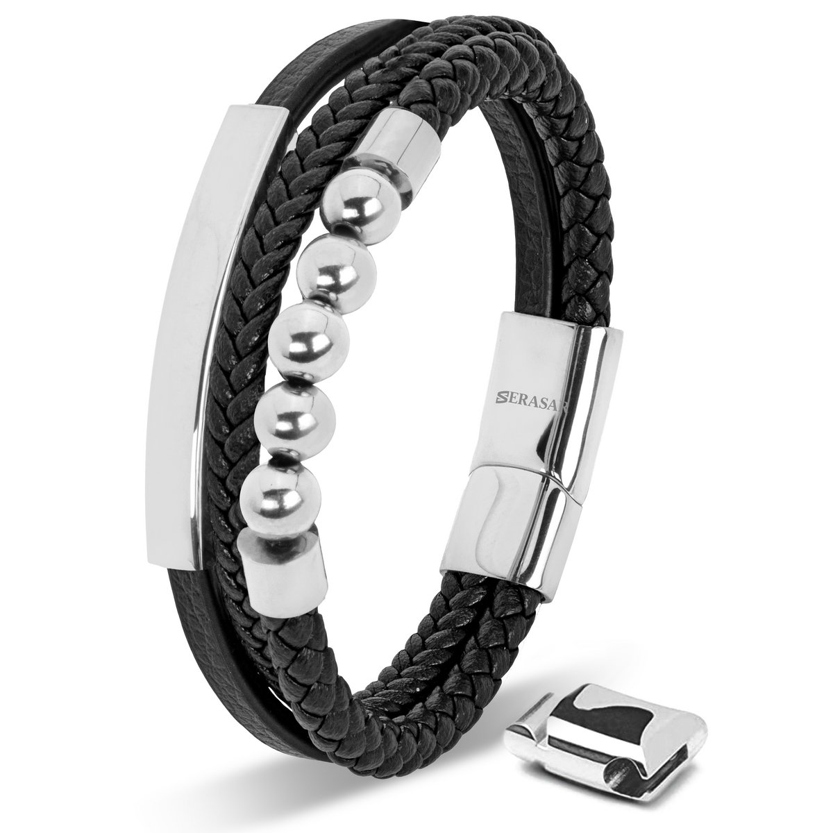 Bracciale in pelle "Perla"