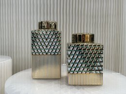 Vaas Groen-met goud met dop Big 7543-11