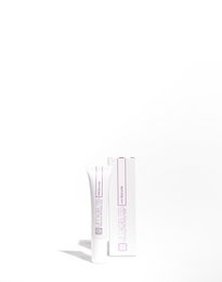Cream-colored tube with minimal branding and design, featuring a simple and clean aesthetic.