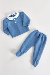 Ensemble bébé tricoté 2 pièces AGM-0401