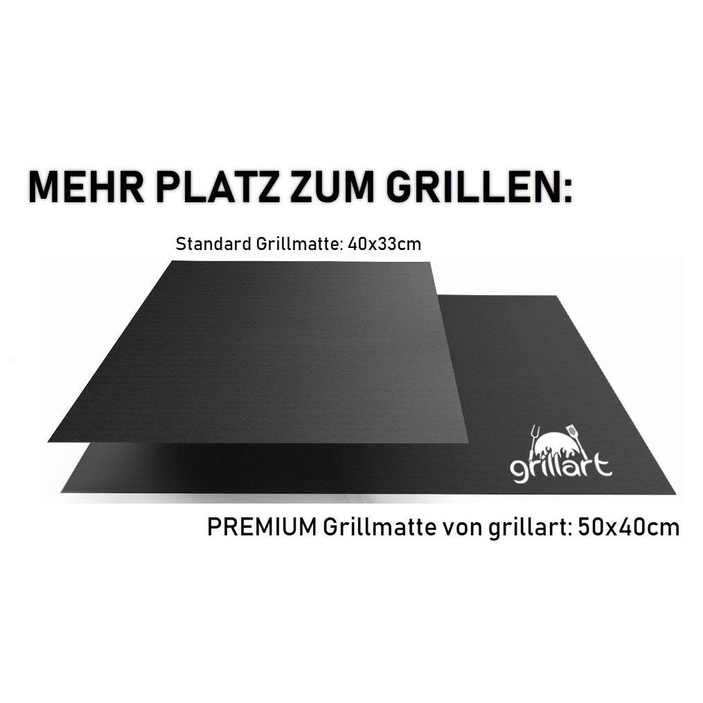 Set di 4 tappetini per barbecue premium