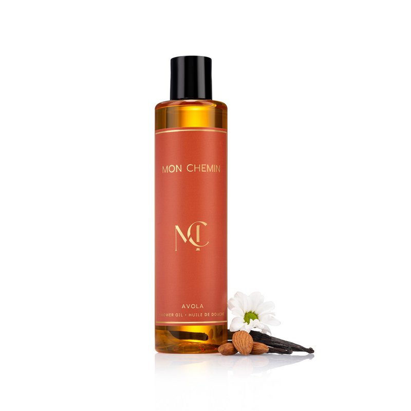 Mon Chemin® Nourishing Shower Oil | Avola | Almond & Vanilla | With 7 precious oils