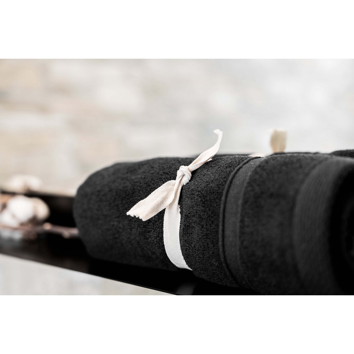 Recyceltes Strandtuch, 70 % recycelte Baumwolle / 30 % recyceltes Polyester, 450 g/m²