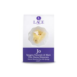 Small, round, natural sea sponge for gentle exfoliation and cleansing. Made of natural materials.
