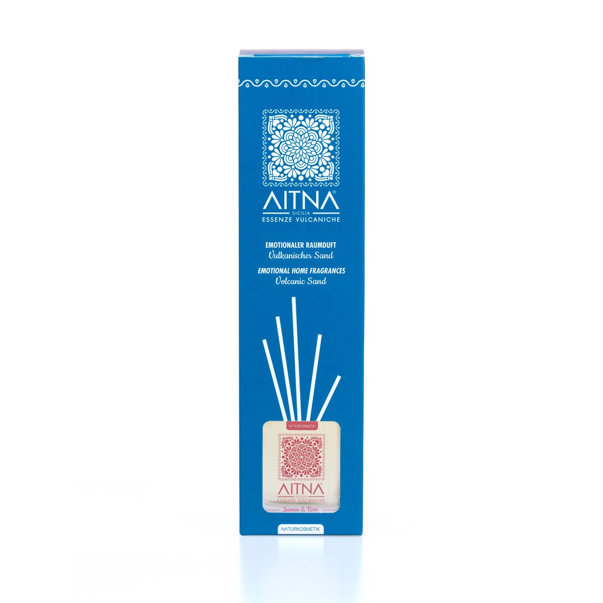 Aitna Room Fragancia Difusor de Aroma Esencia Jazmín y Rosa Made in Italy, 100ml