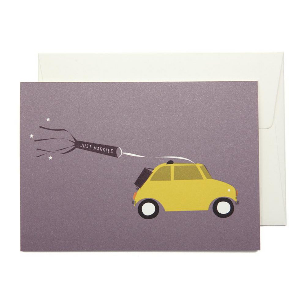 Just Married greeting card