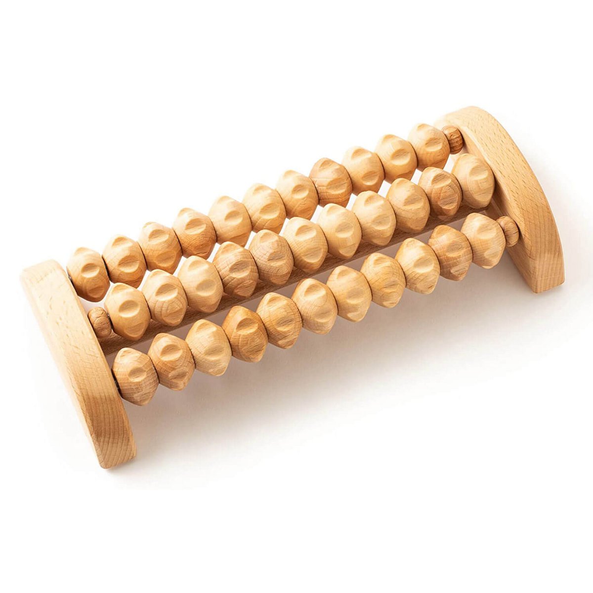 Træfodmassage Rullefødder Massager Træ 26 x 12 cm
