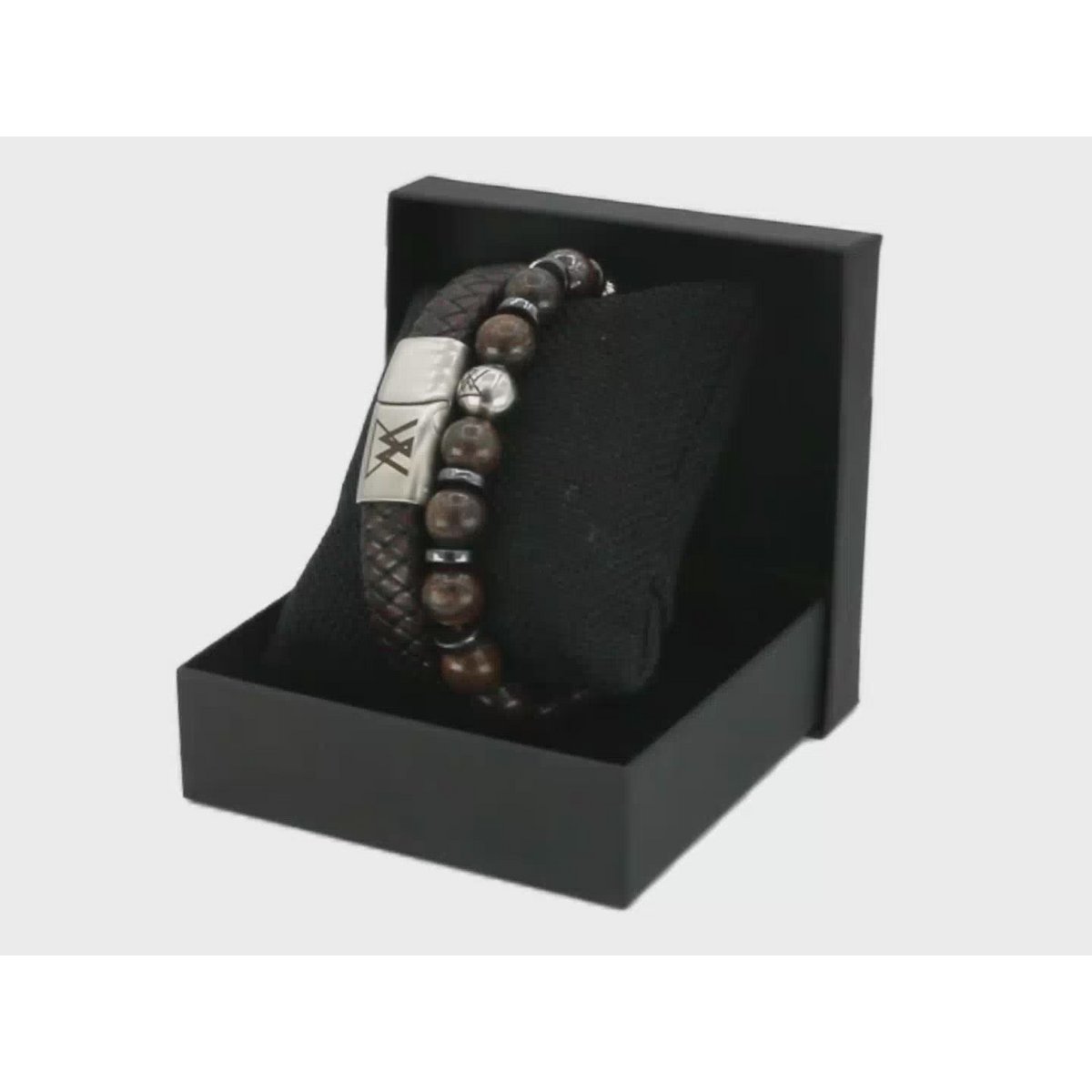 Pulsera de cuero 12mm - Con colección