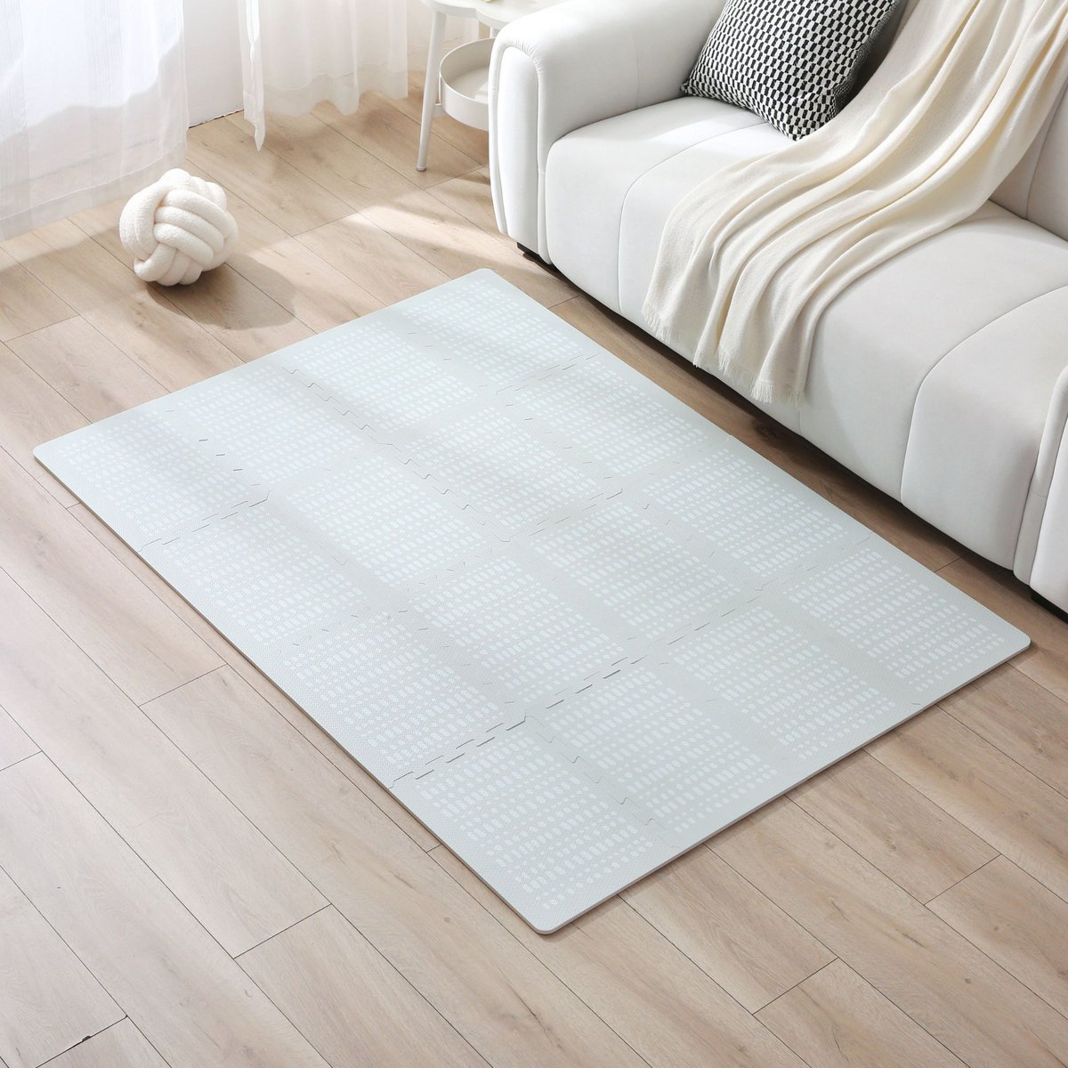 Mata do zabawy Hakuna Matte XL - Hygge, szara (1,7 x 1,2 m)