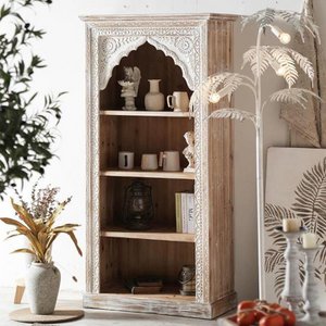 ESTANTERIA ABETO MDF 80X38X162 BLANCO MB205962