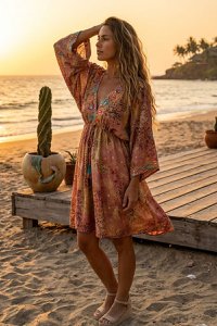 Dress Noa brown