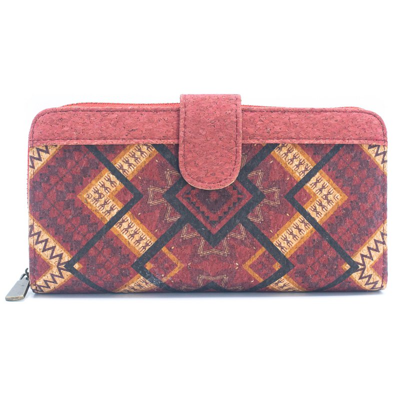 Foldepung Mandala blomstermønster- Vegan Cork Wallet BAG-2220
