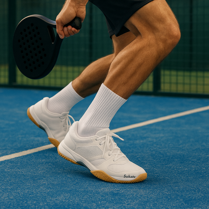 Sukats® 6 pares de calcetines deportivos | El atleta | Calcetines de tenis | Calcetines para correr | Sin costuras | Blanco o negro | Múltiples tamaños
