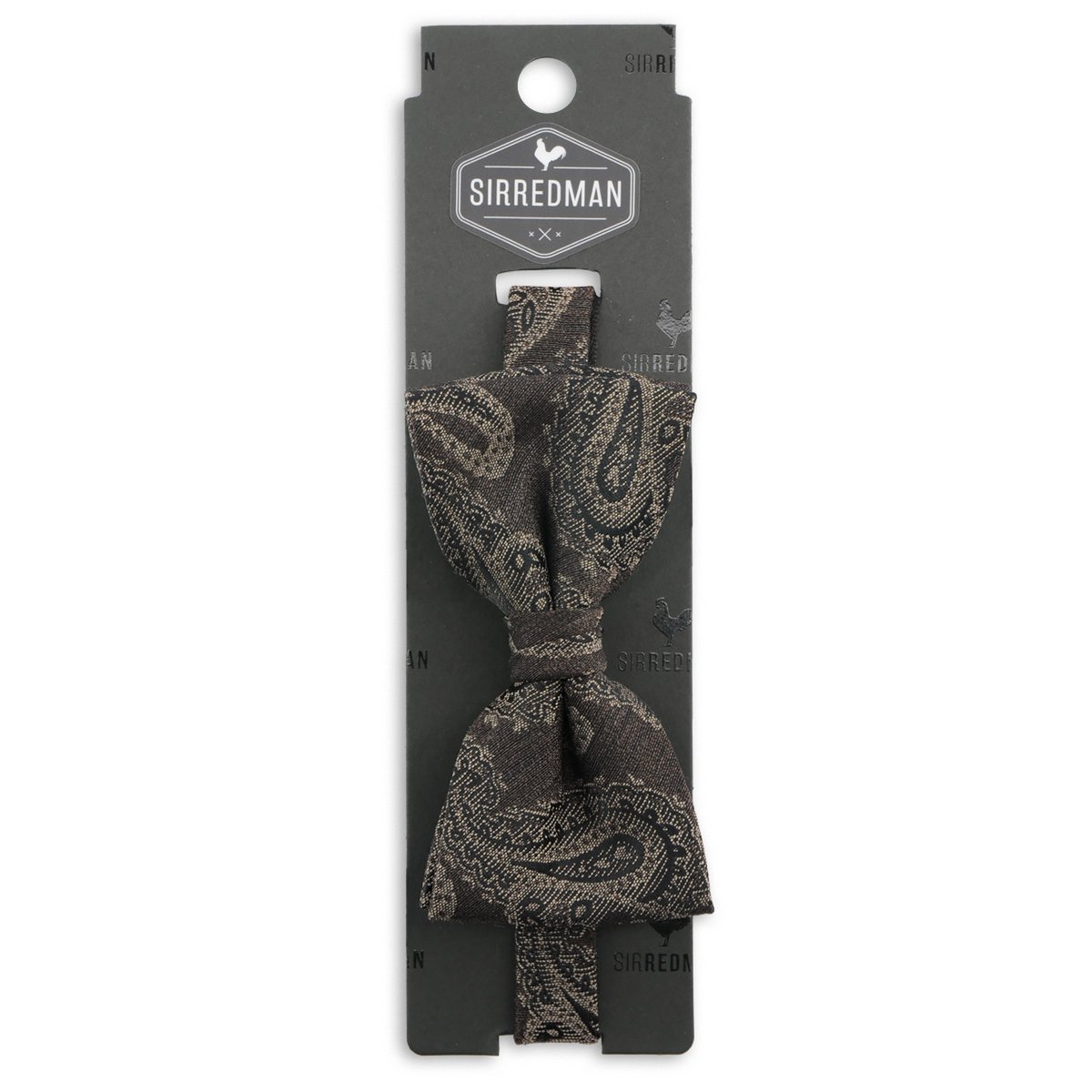 Sir Redman bow tie Paddy Paisley brown