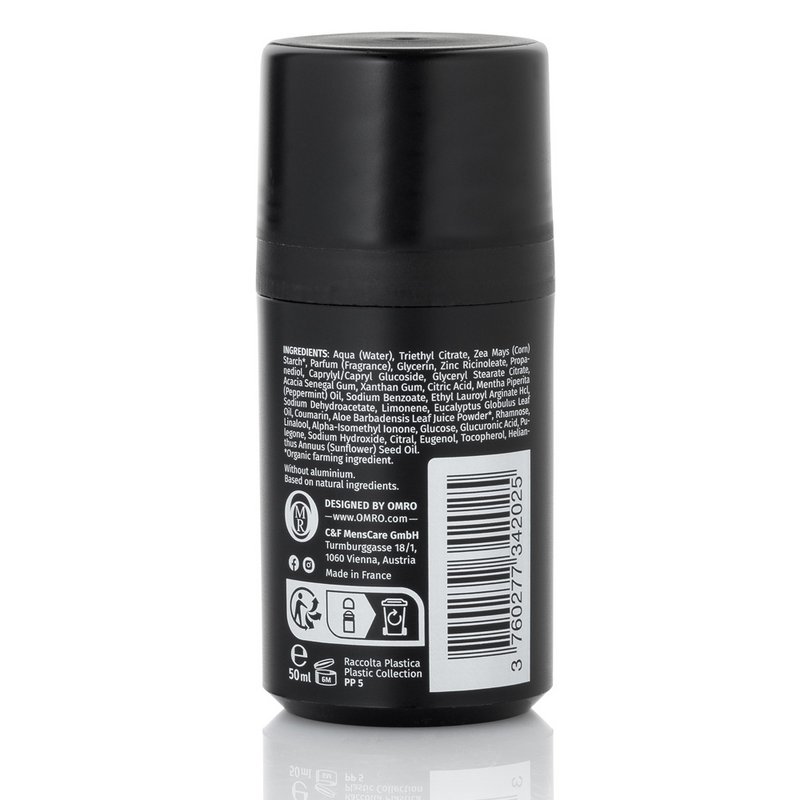 2-Phasen deodorant til mænd, natur, ohne Aluminium 50ml Roll-on