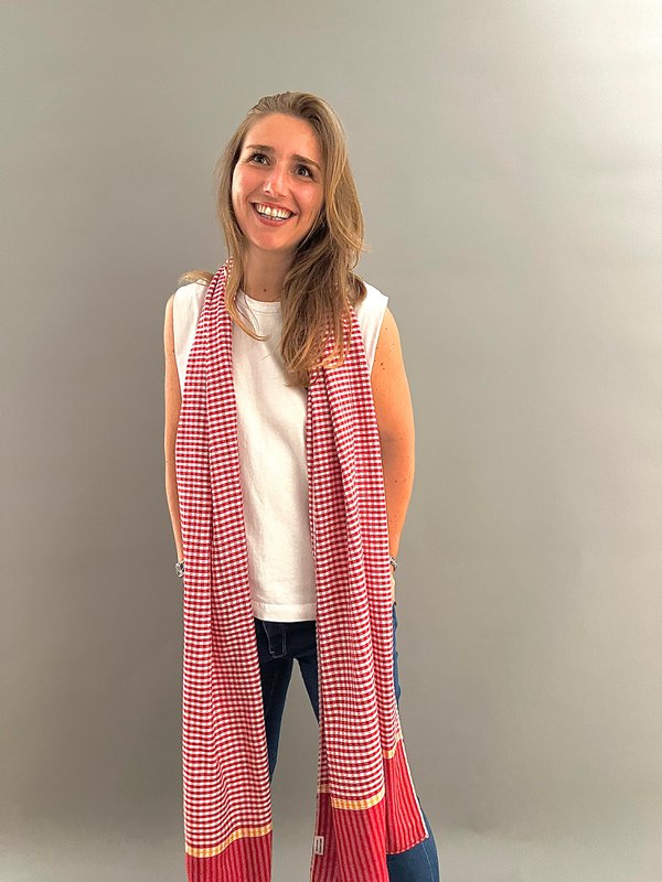 Le Grand Krama Origin Poppy - Woman