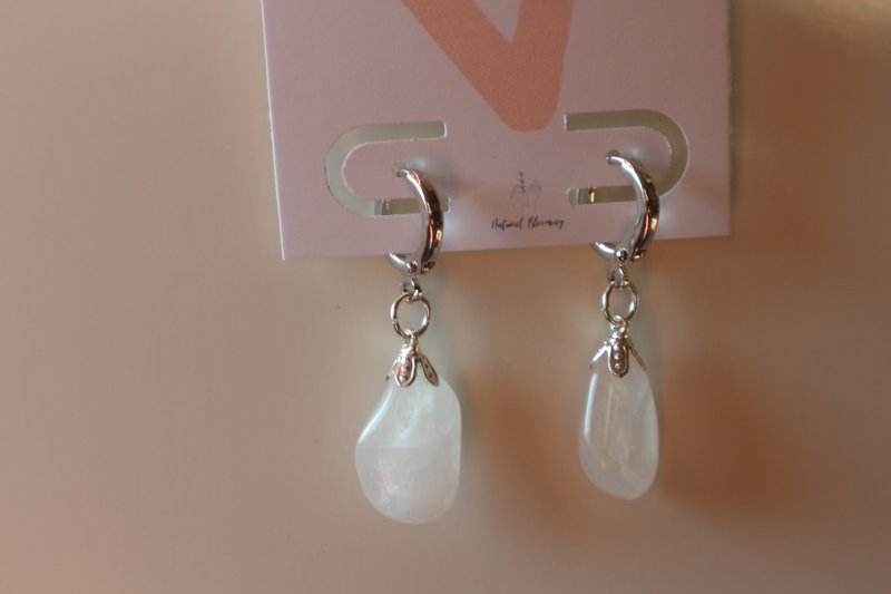 Boucles d'oreilles pierres précieuses - Argent