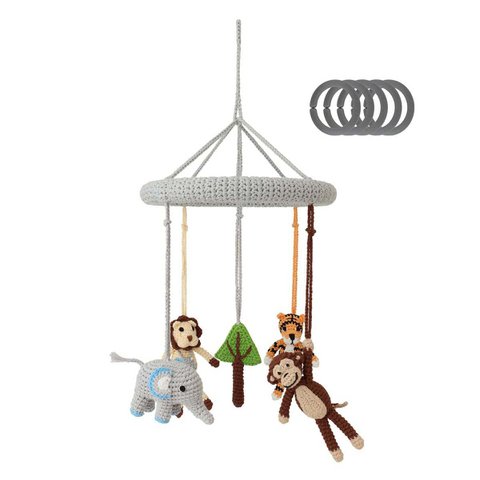 Gehaakte babymobiel SAFARI I (4-in-1)