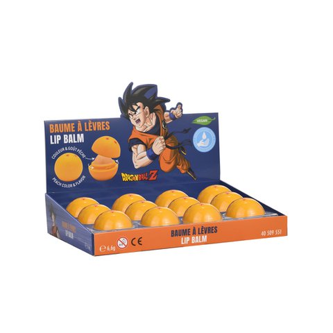 Dragon Ball Z, Lippenbalsam, Lippenpflege, parfümiert, Aromen, Pfirsich, Feuchtigkeitsversorgung, Kinder, Vegan, 7 g, TAKE CARE