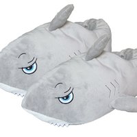 Slippers 'shark' from plush, gr.l