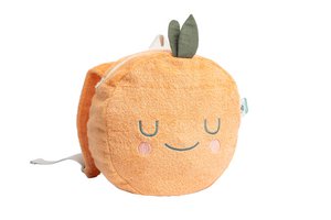Frottee-Baumwoll-Kinderrucksack Mandy Mandarine