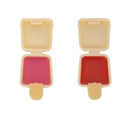 Paw Patrol, Set mit 2 Lippenbalsamen, Lippenpflege, parfümiert, Geschmacksrichtungen, Kirsche, Erdbeere, Feuchtigkeitsversorgung, Kinder, Vegan, 1 g, TAKE CARE