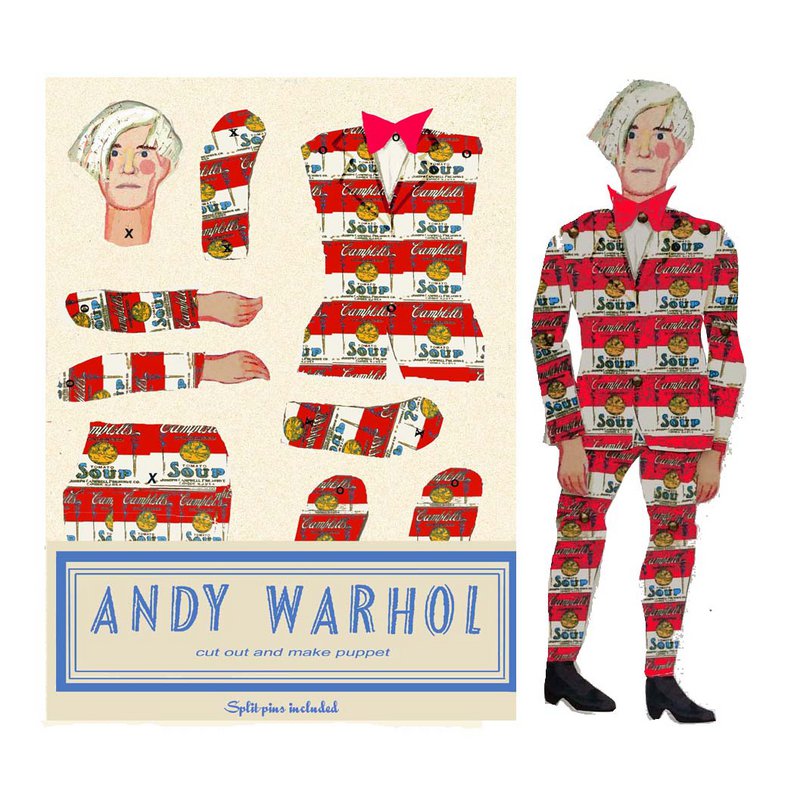 Warhol klippede og lavede dukke