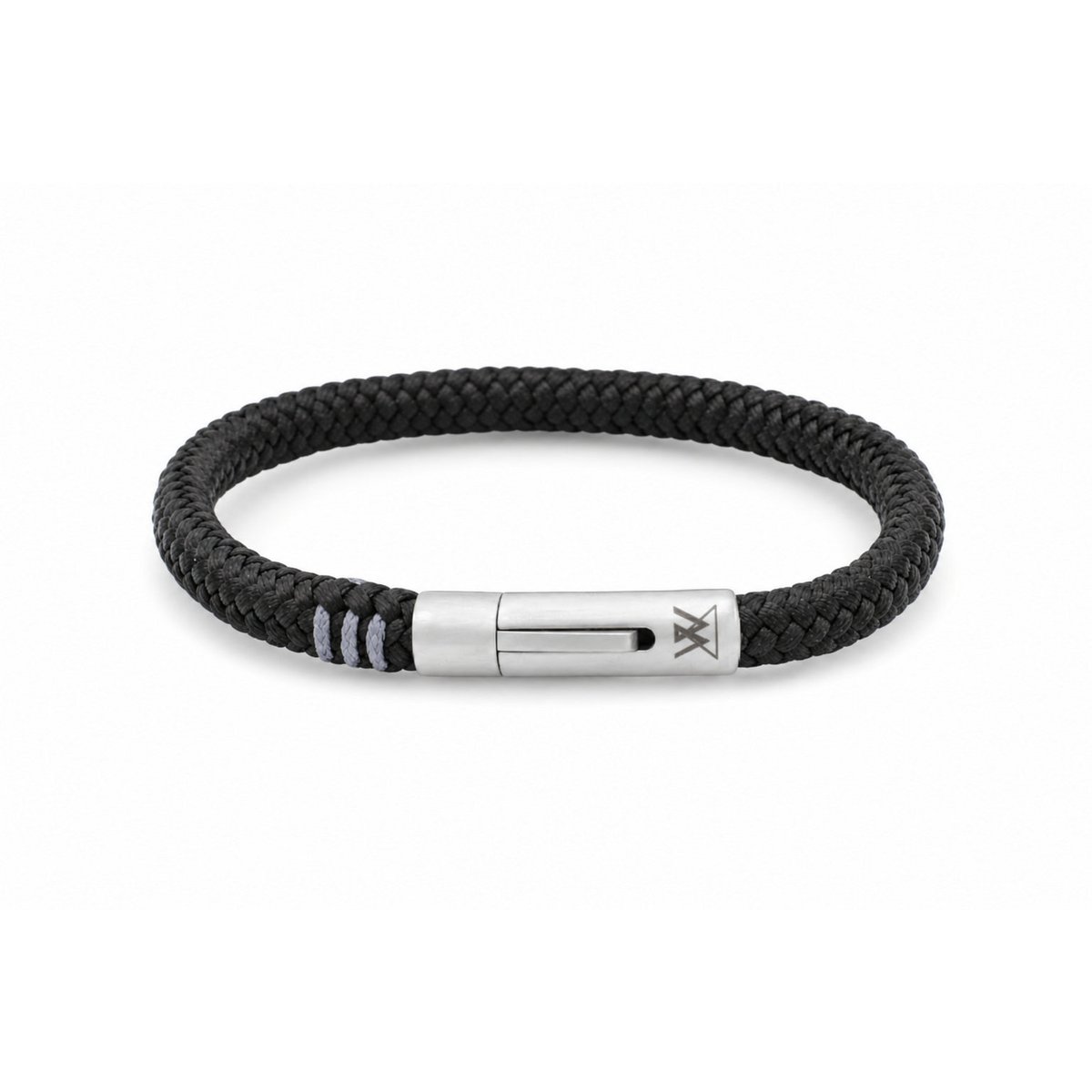 Bracelet corde 6mm - Collection Ruyter | Édition argent