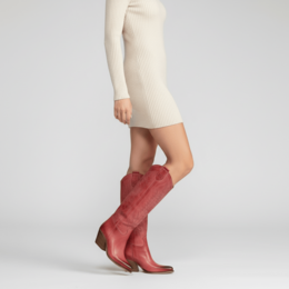 Nabiki Børstet Wild Rose Texan Støvler