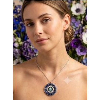 Mandala de ketting de lapislázuli