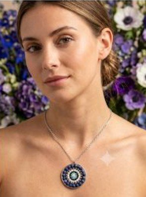 Mandala de ketting de lapislázuli