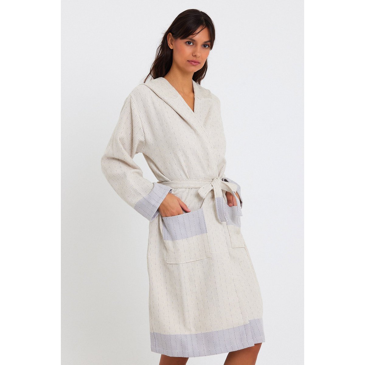 Tuval Bathrobe - Lilac