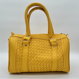 Rex Bag Yellow - Handgemachte Tasche aus Leder