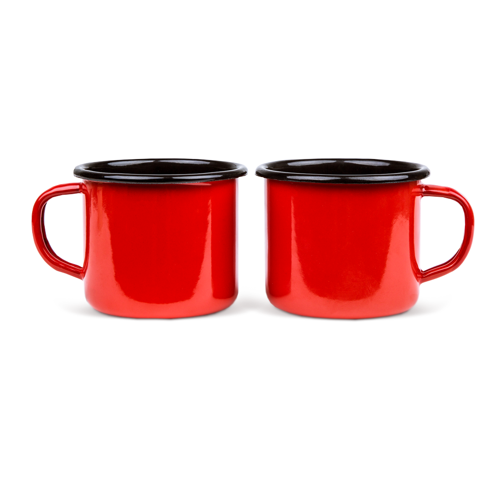 Tazza da caffè smaltata da 0,35l | Pianura B.