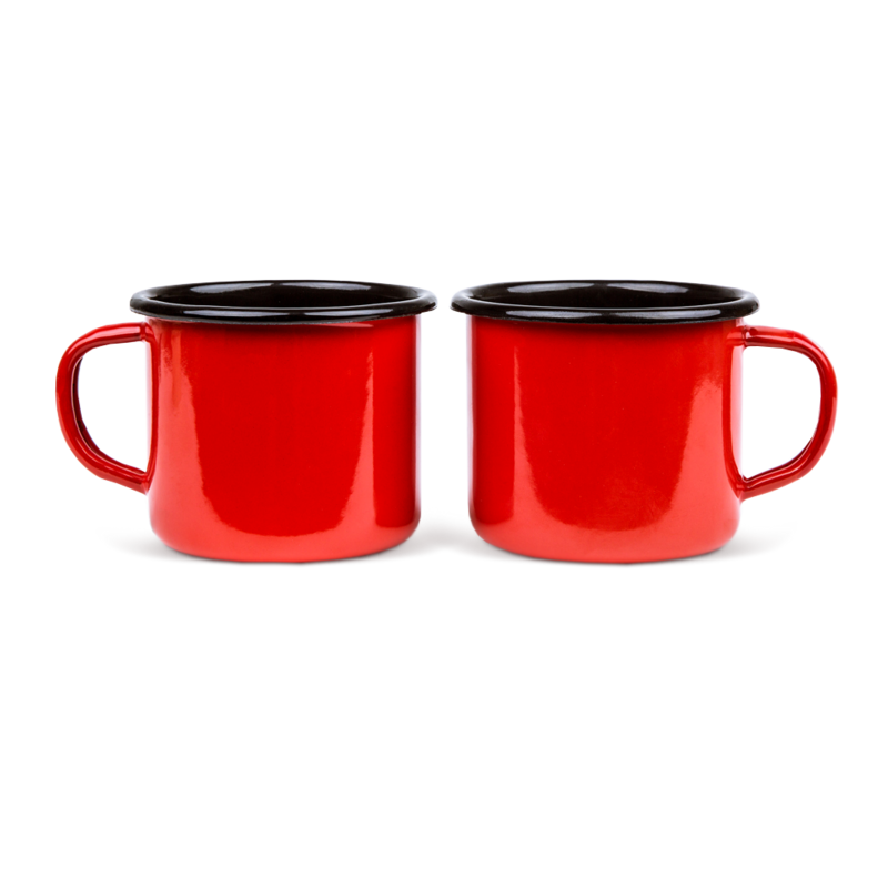 0,35l Emaille Kaffeebecher | Ebene B.