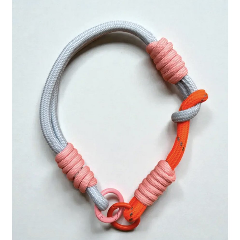 Keychain - Cell Phone Strap - Orange Blue MESSE