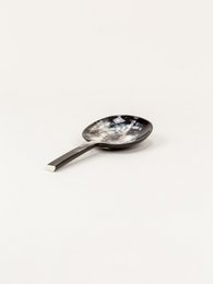 Baguette marbled black horn rice spoon