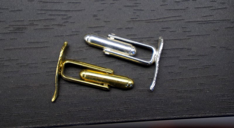 Forgyldte messingsmykker, guldmanchetknapper, sølvmanchetknapper, bryllupsgave til mænd
