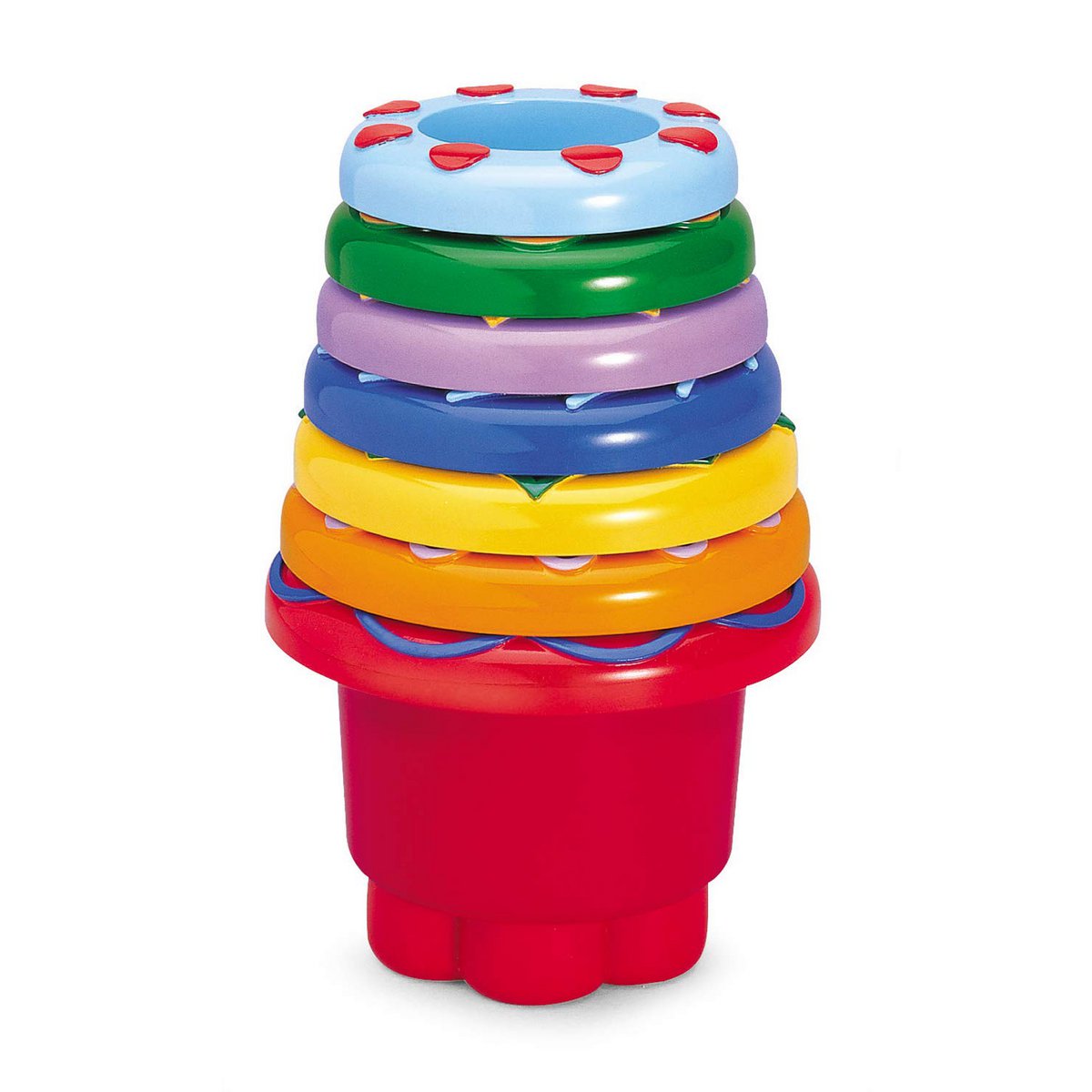 Tolo Classic Toys Stacking Cups Rainbow - 7 pieces